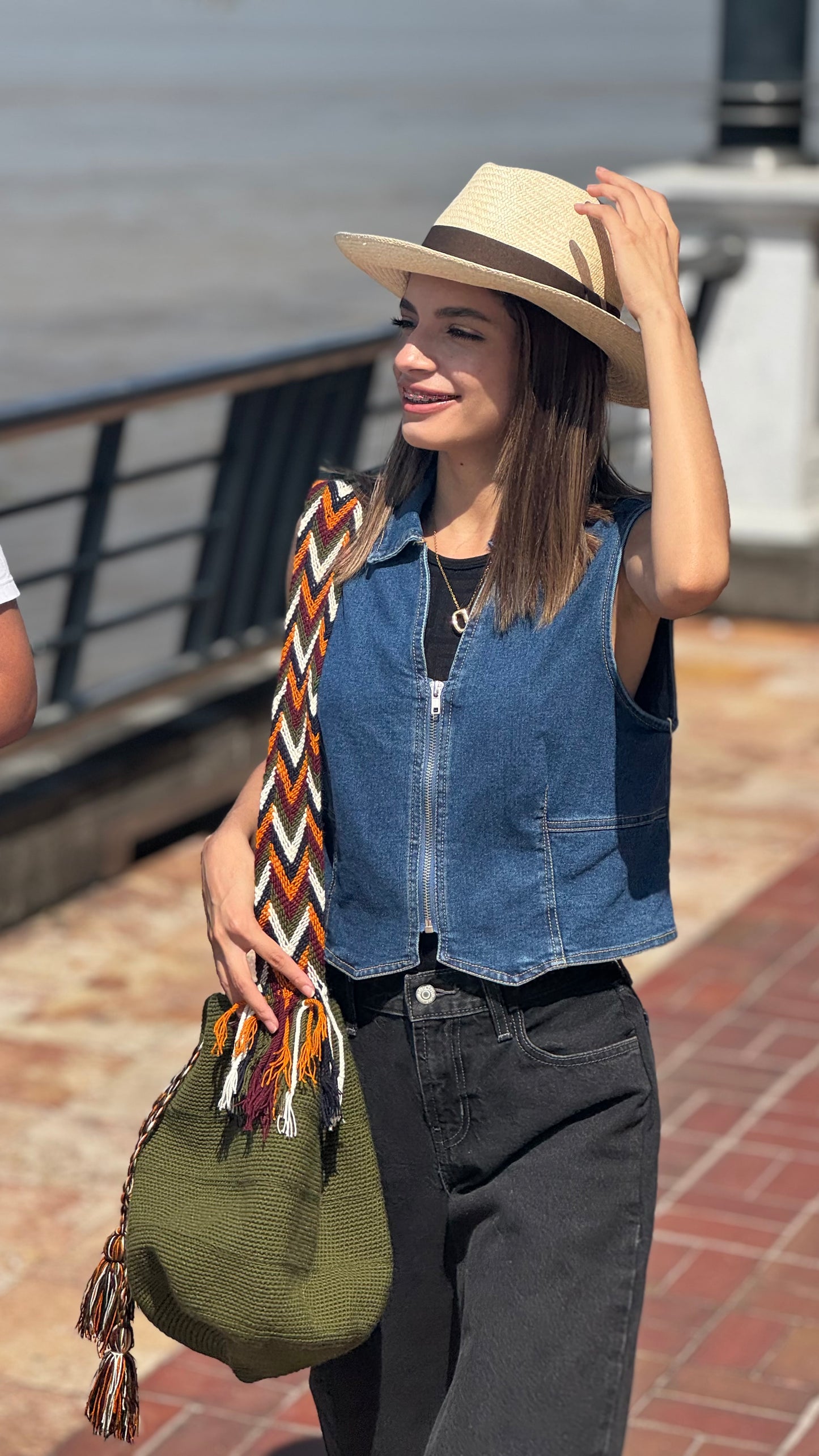Cartera Wayu Verde