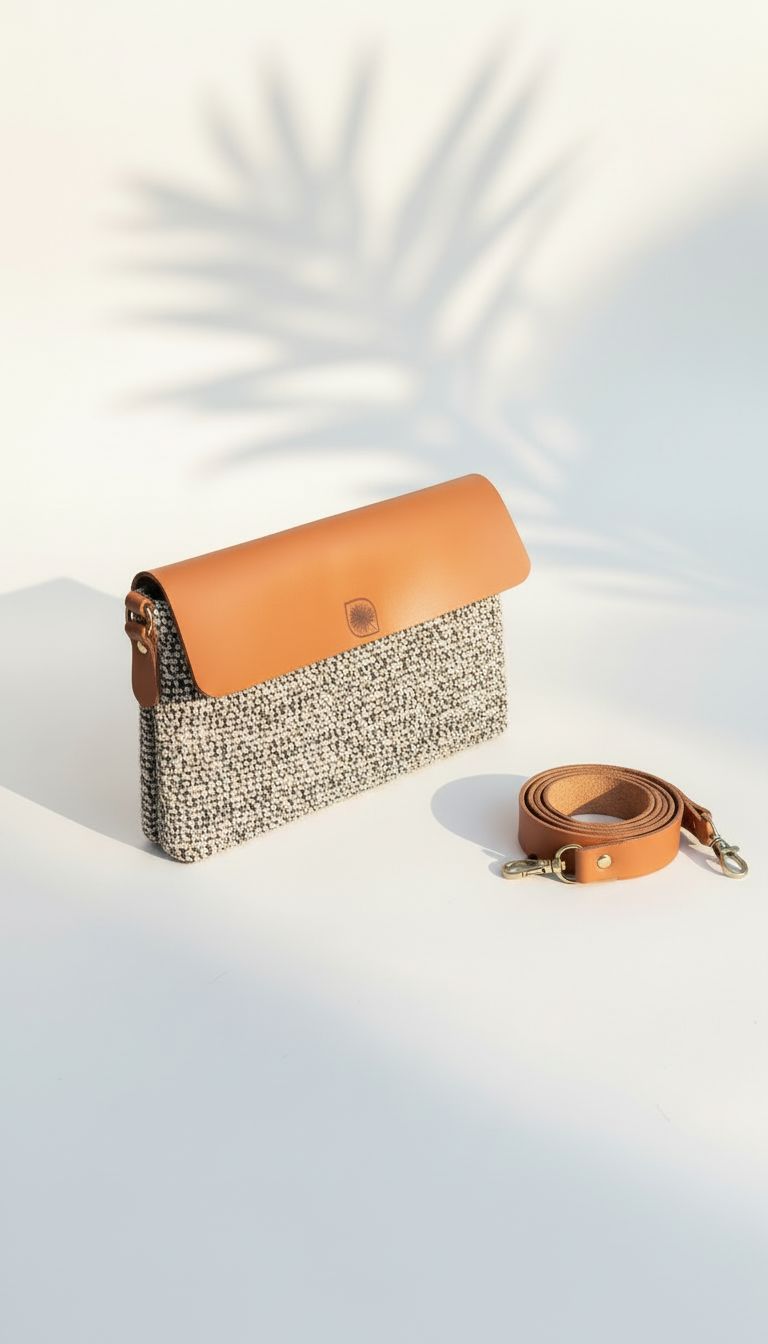 CLUTCH DE PAJA TOQUILLA NEGRO
