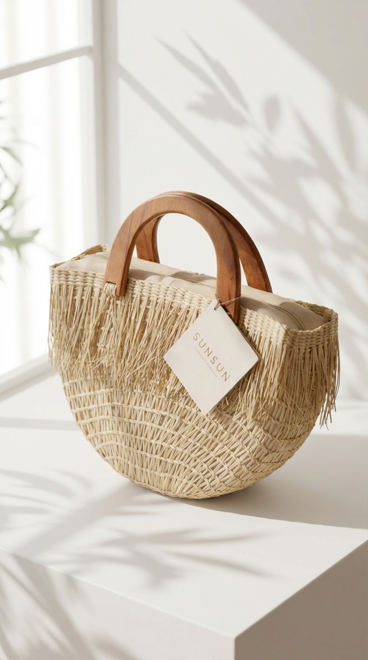 CARTERA GRANDE MECHAS AGARRADERA DE TECA