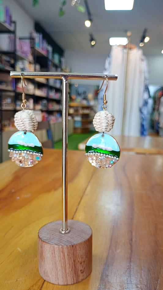 ARETE DE PAJA TOQUILLA Y ACERO QUIRÚRGICO