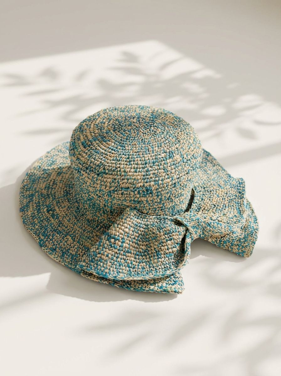 SOMBRERO LAZO TURQUESA